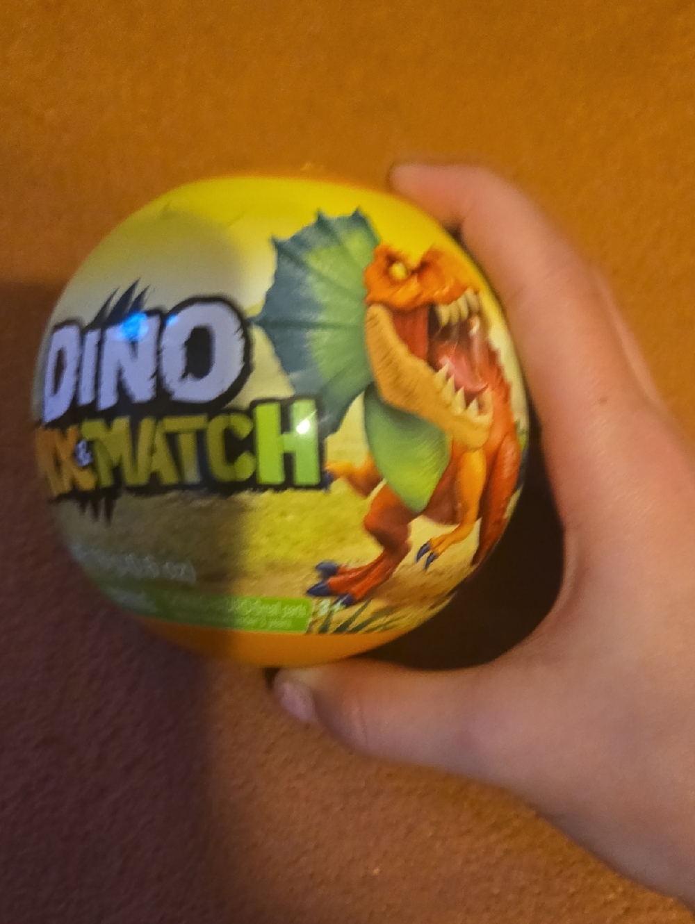 Dino Egg Surprise Toy Ball - Yellow